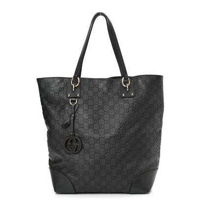 Gucci Guccissima Large Interlocking G Tote Dark Green 1 of 11
