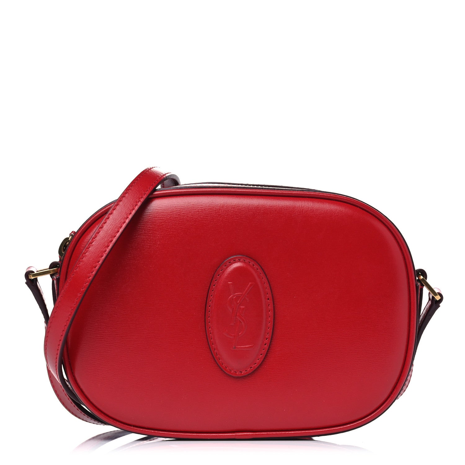 Saint Laurent Calfskin Le 61 Camera Bag Red 1 of 4