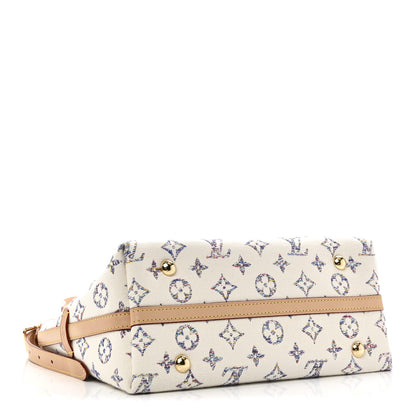 Louis Vuitton Monogram Jacquard CarryAll PM Multicolor Beige 5 of 12