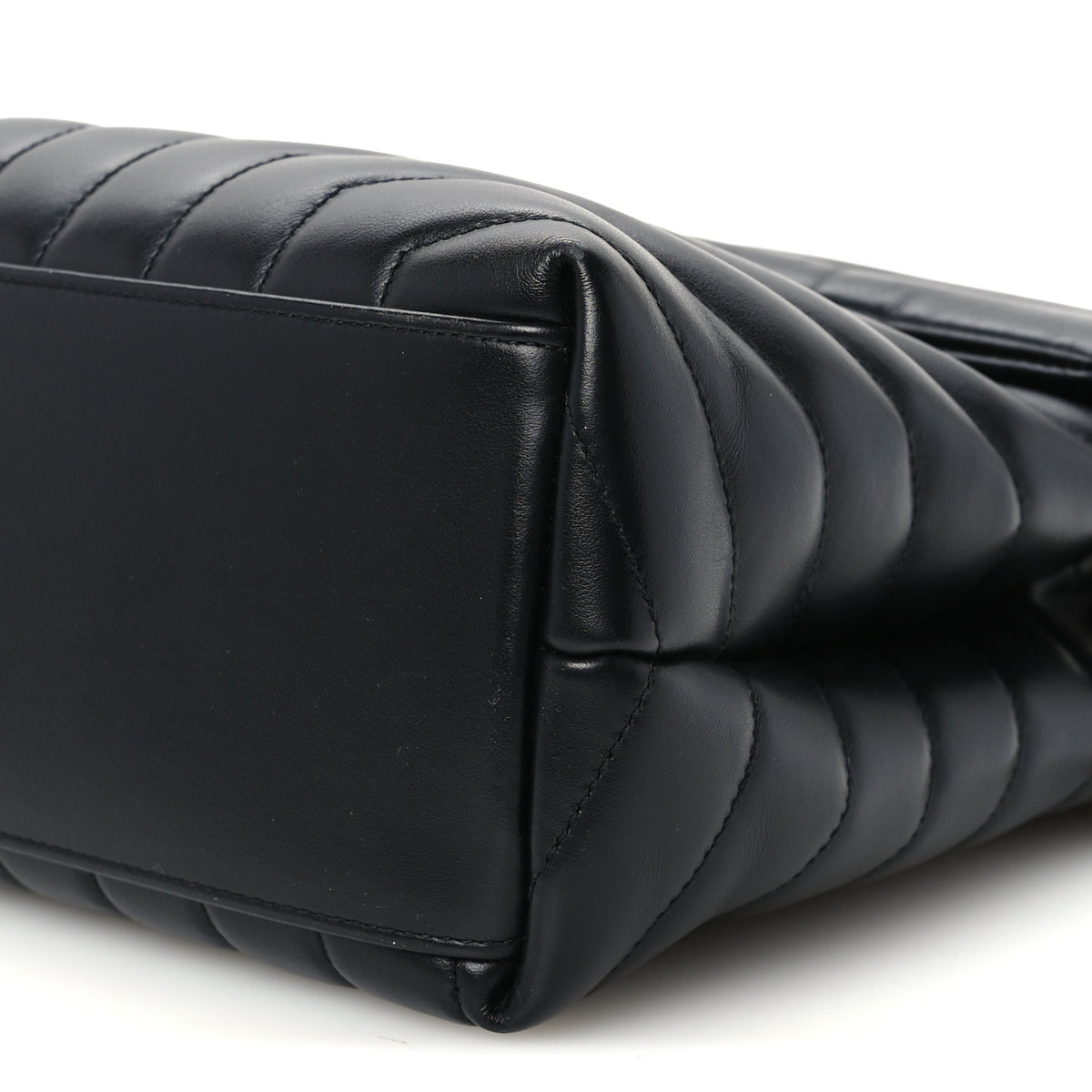 Saint Laurent Calfskin Y Quilted Monogram Medium Loulou Chain Satchel Black 11 of 11