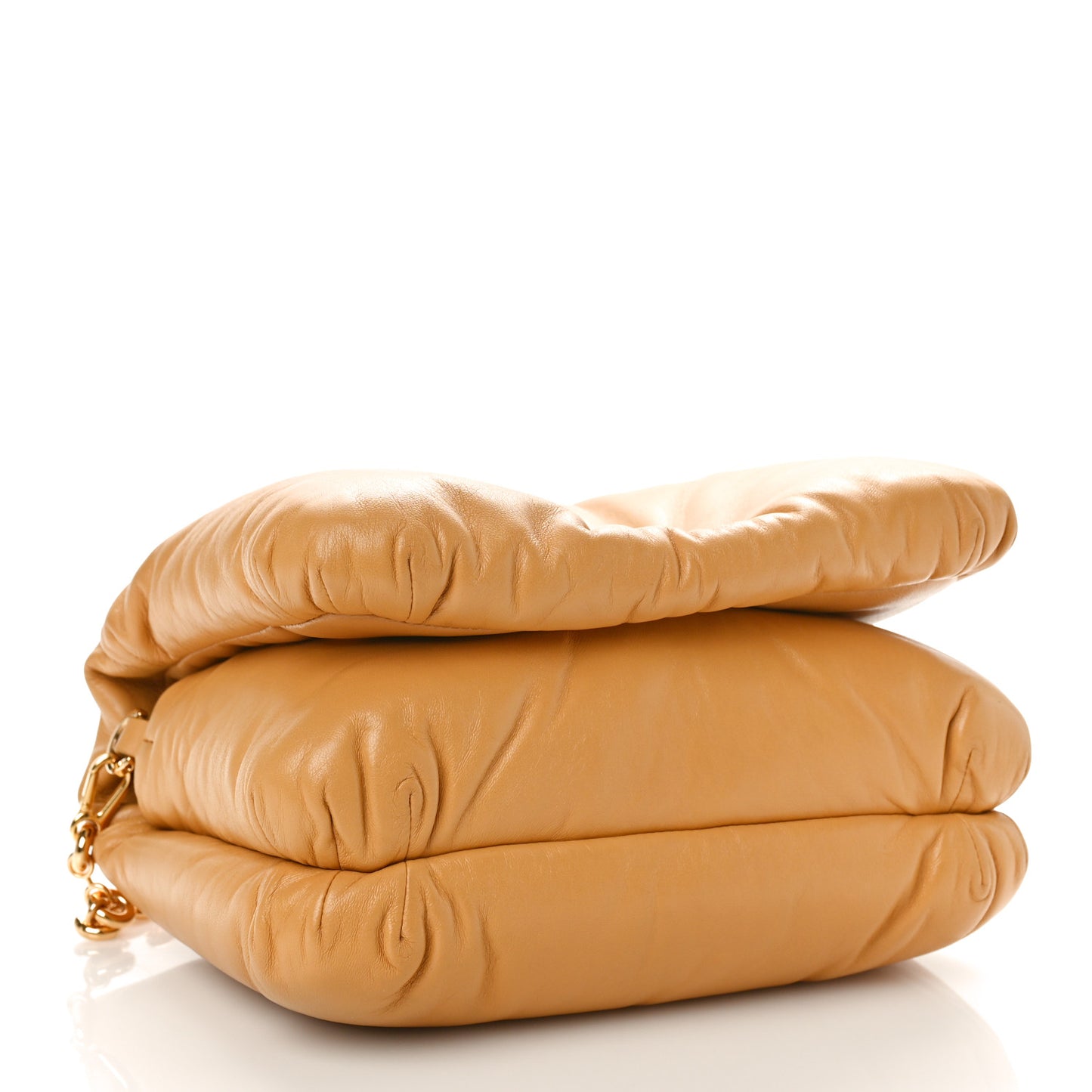 Lambskin Goya Puffer Bag Oak