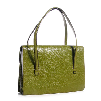 Prada Leather Berlino Sound Top Handle Bag Edera 3 of 7