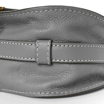 Chloe Calfskin Mini Marcie Round Crossbody Bag Cashmere Grey 9 of 9