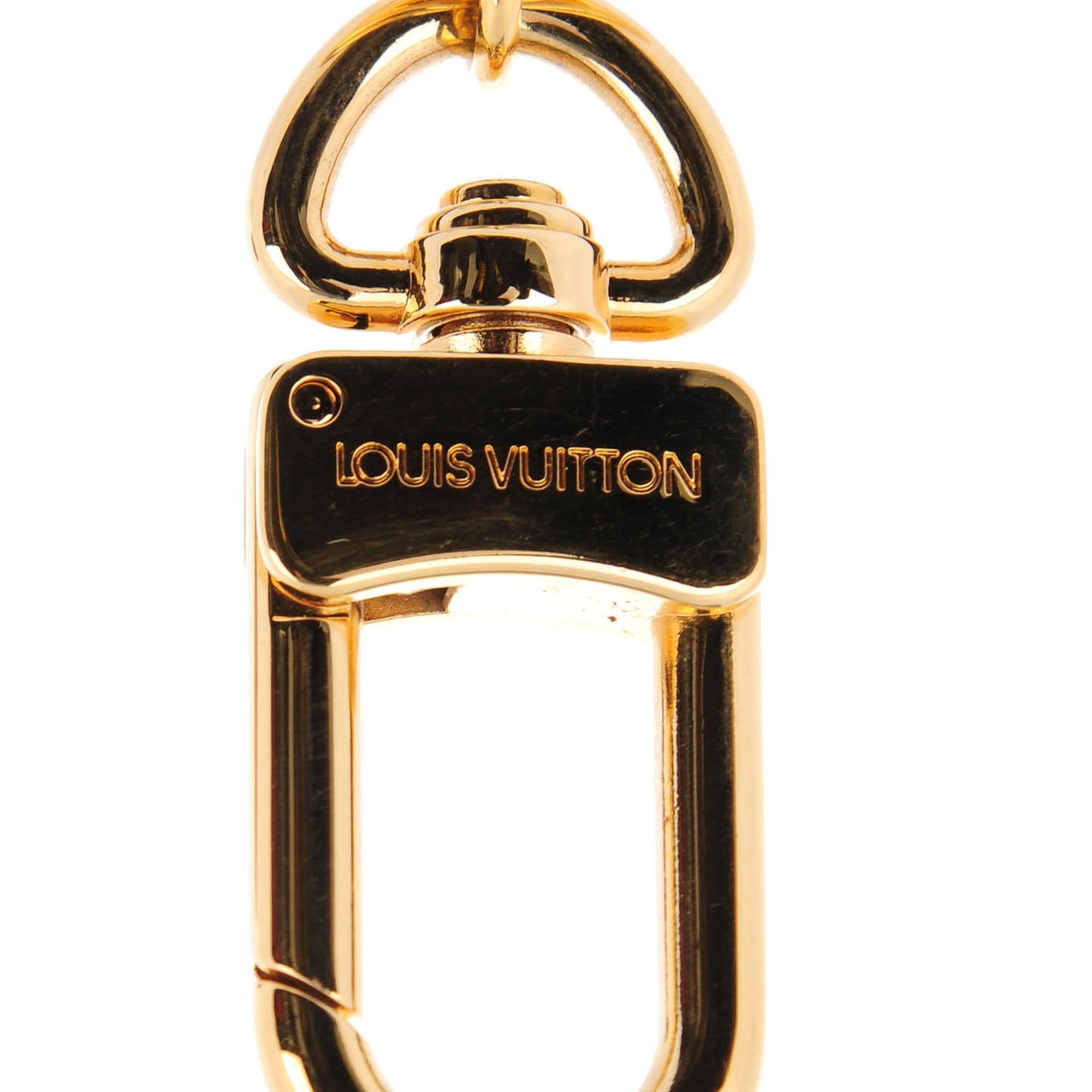 LV Facettes Key Holder Gold