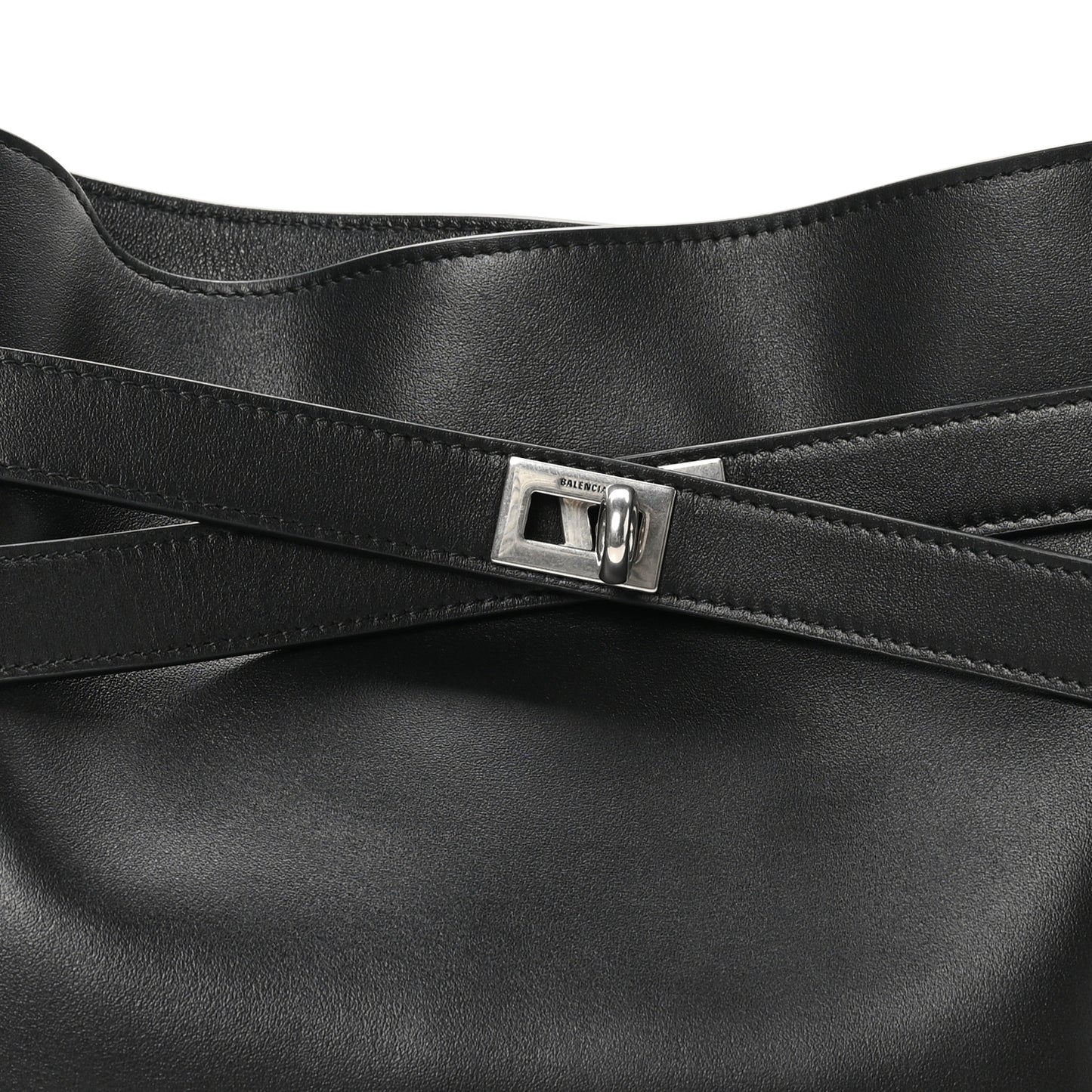 Smooth Calfskin Medium Bel Air Shoulder Bag Black