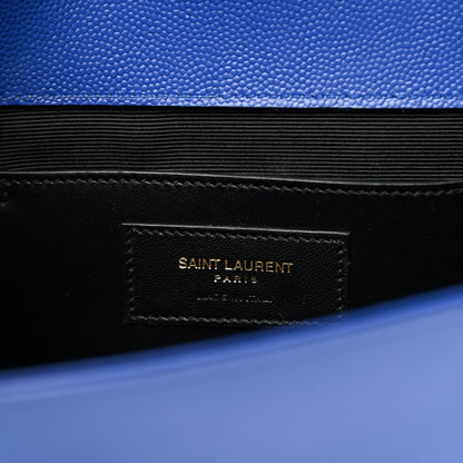 Saint Laurent Grain De Poudre Classic Monogram Kate Clutch Outremer 6 of 10