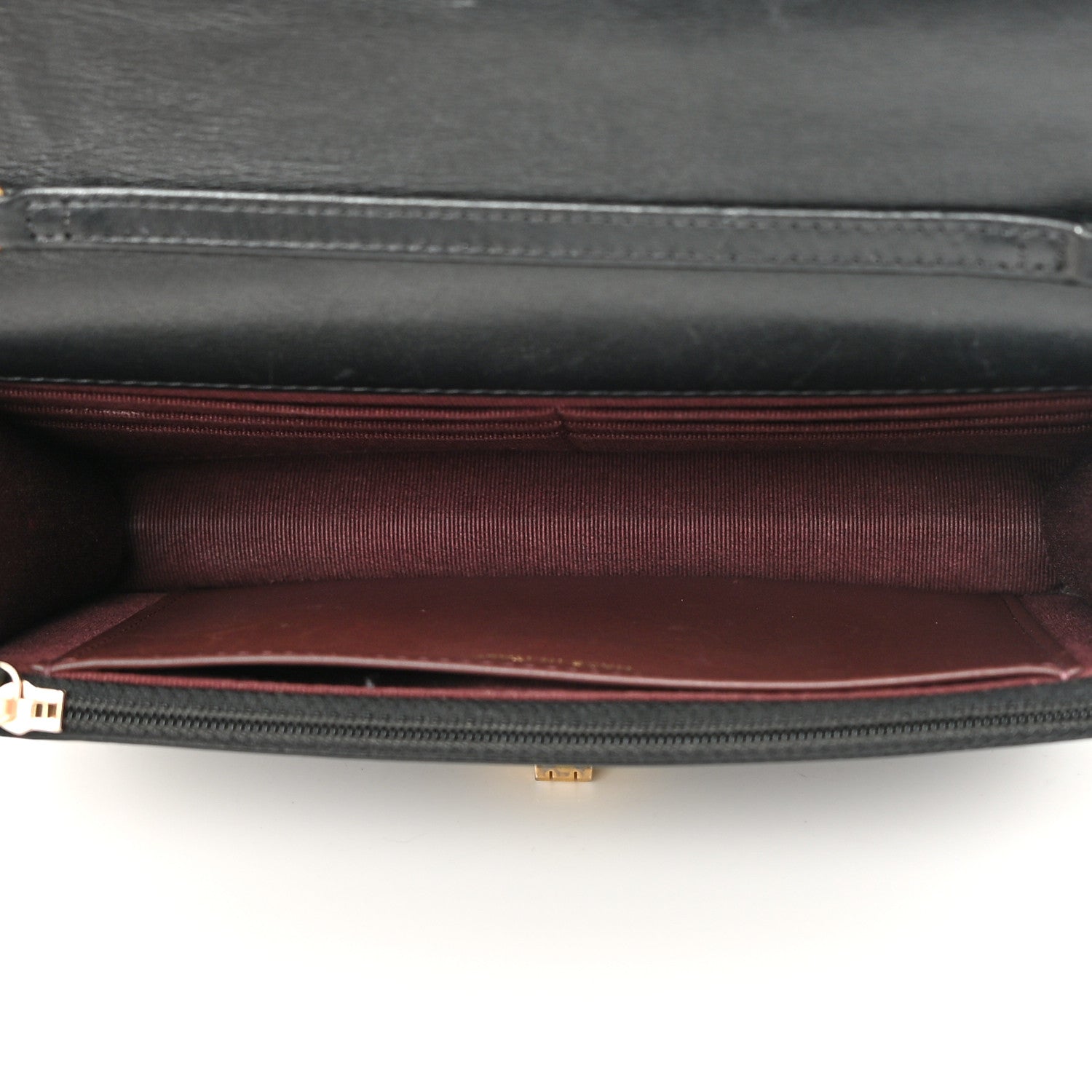 Chanel Aged Calfskin Quilted Reissue Wallet On Chain WOC Black 5 of 15