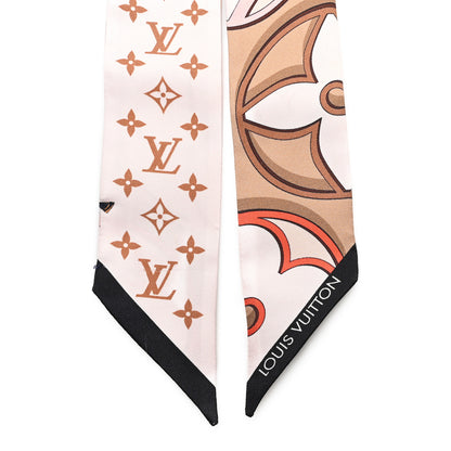 Louis Vuitton Silk Fleur Monogram BB Bandeau Brown Multicolor 2 of 4