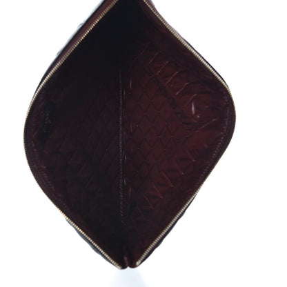 Chanel Lambskin Quilted Large Cosmetic Case Black 5 of 9