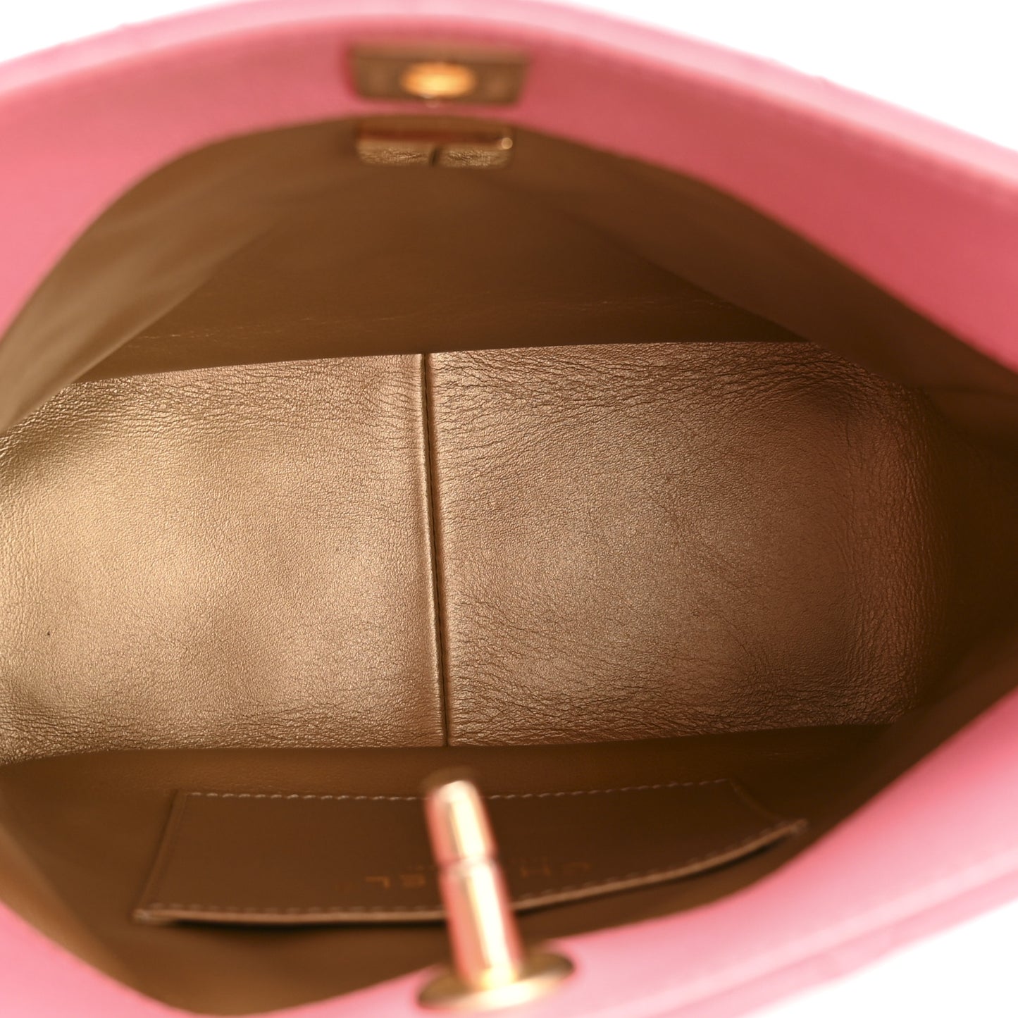Lambskin Quilted Small Pearl Crush Hobo Pink