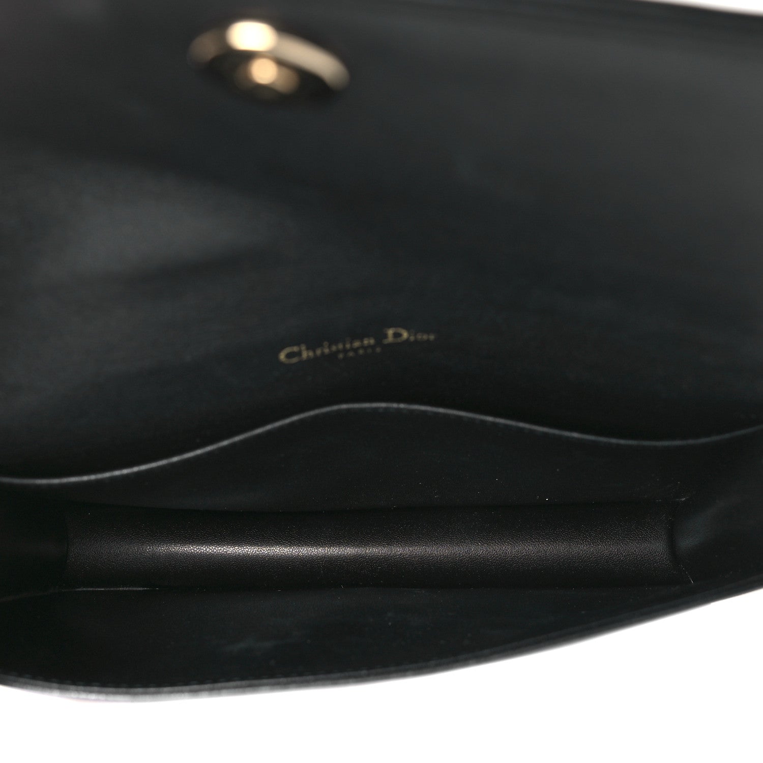 Christian Dior Lambskin Cannage Lady Dior Pouch Black 6 of 11