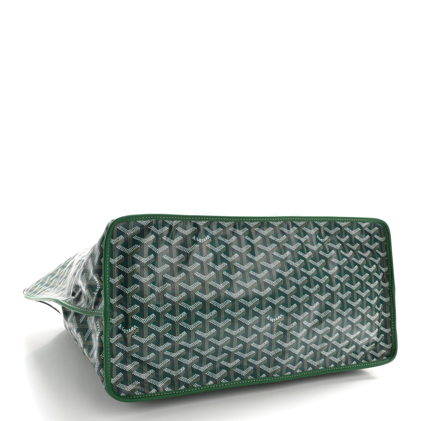 Goyardine Reversible Anjou GM Green