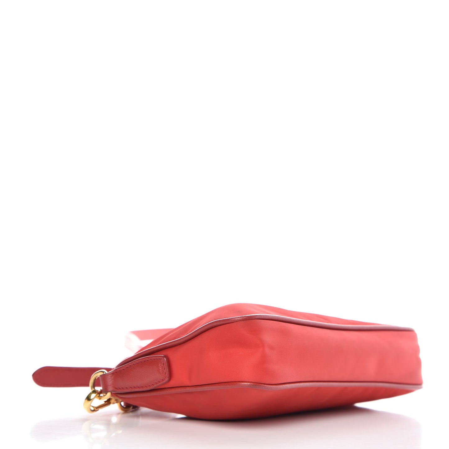 Tessuto Nylon Saffiano Crossbody Bag Rosso