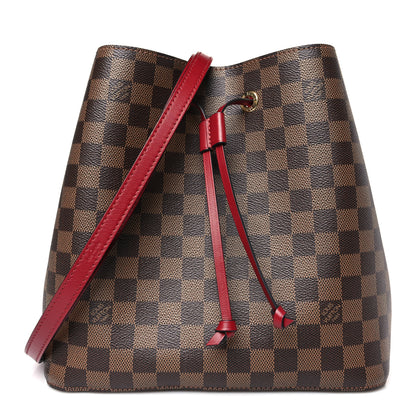 Louis Vuitton Damier Ebene Neonoe MM Cherry Berry 1 of 9