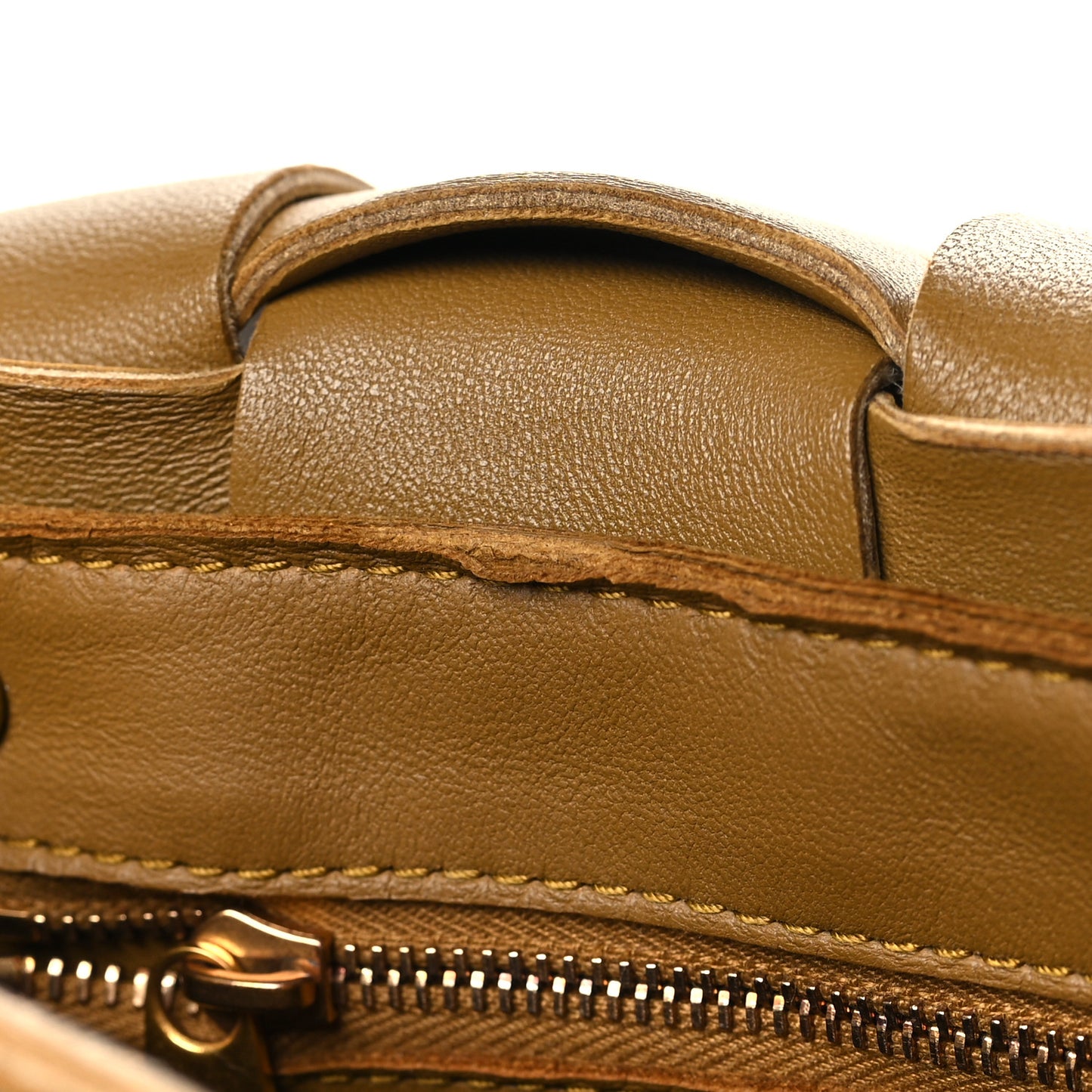 Lambskin Maxi Intrecciato Cassette Crossbody Bag Acorn