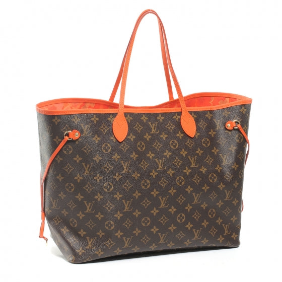Louis Vuitton Monogram Articles de Voyage Ikat San Francisco LV Cup Neverfull GM Orange 3 of 7