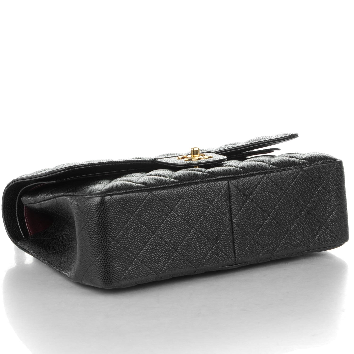 Chanel Caviar Quilted Jumbo Double Flap Black 4 of 8