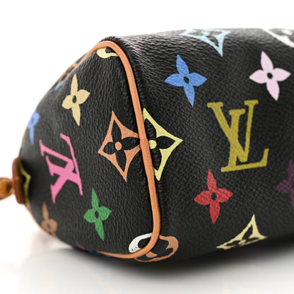 Louis Vuitton Monogram Multicolor Mini Sac HL Speedy Black 8 of 11