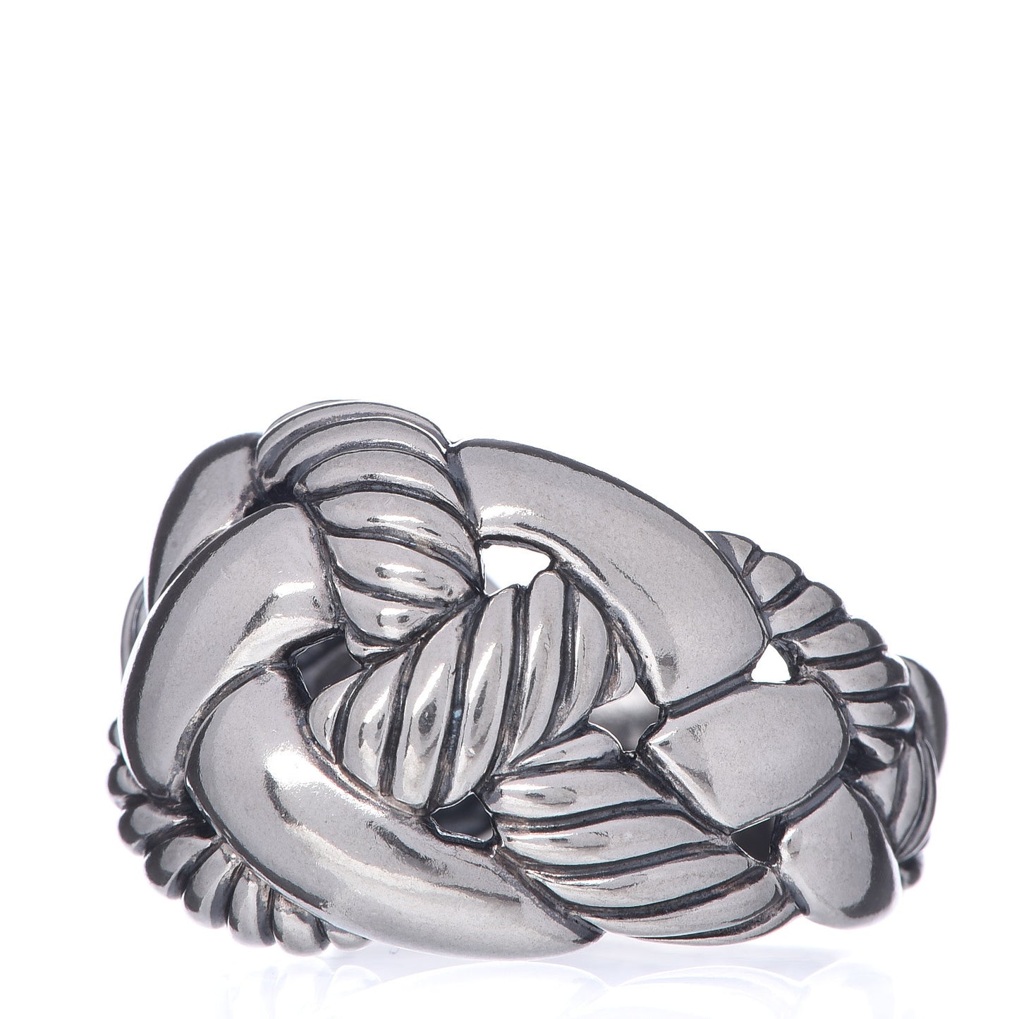 Sterling Silver Woven Cable Ring 54 7