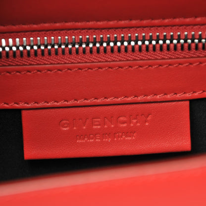 Givenchy Calfskin Mini Pandora Box Logo Strap Crossbody Bag Red 6 of 7