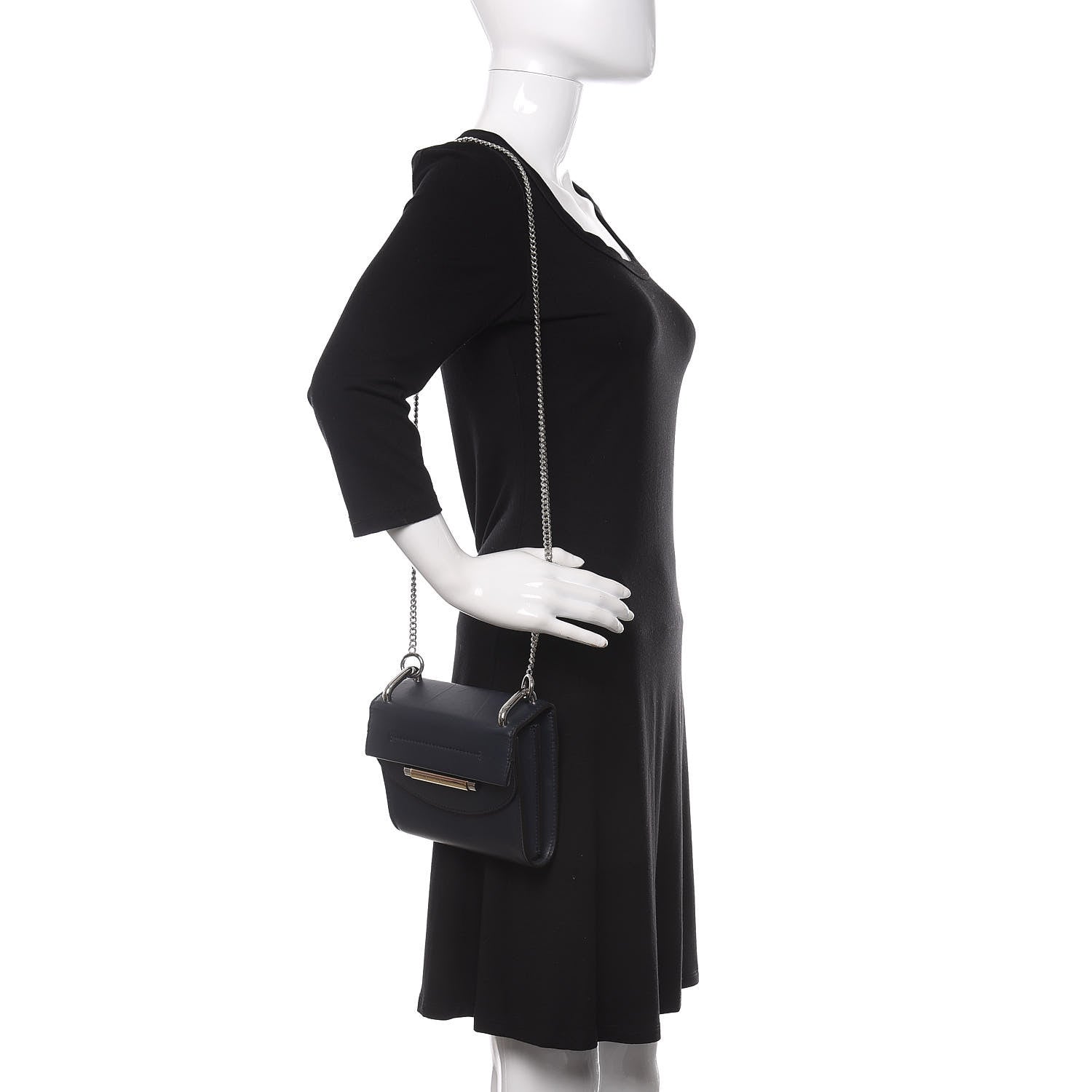 Proenza Schouler Delta Crossbody Bag Navy 2 of 11