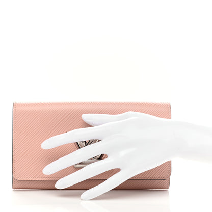 Louis Vuitton Epi Twist Wallet Rose Ballerine 2 of 7