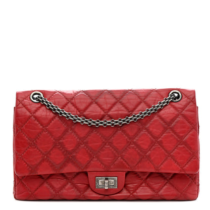 Chanel Aged Calfskin Quilted 2.55 Reissue 226 Flap Red 1 of 14