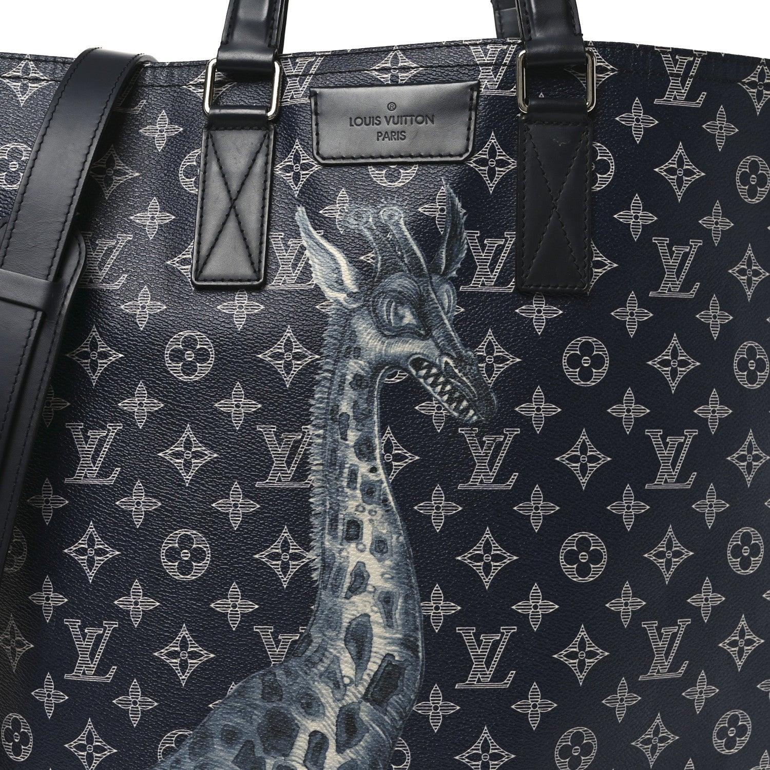Louis Vuitton Savane Monogram Chapman Atlas Tote Ink 7 of 9