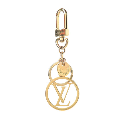 Louis Vuitton LV Circle Bag Charm Key Holder Gold 1 of 4