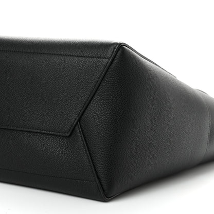 Celine Soft Grained Calfskin Sangle Bucket Bag Black 9 of 10