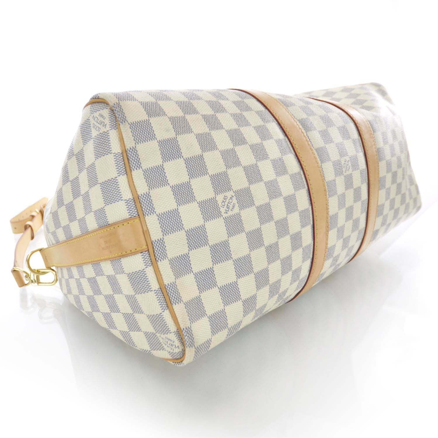 Louis Vuitton Damier Azur Keepall Bandouliere 45 4 of 8