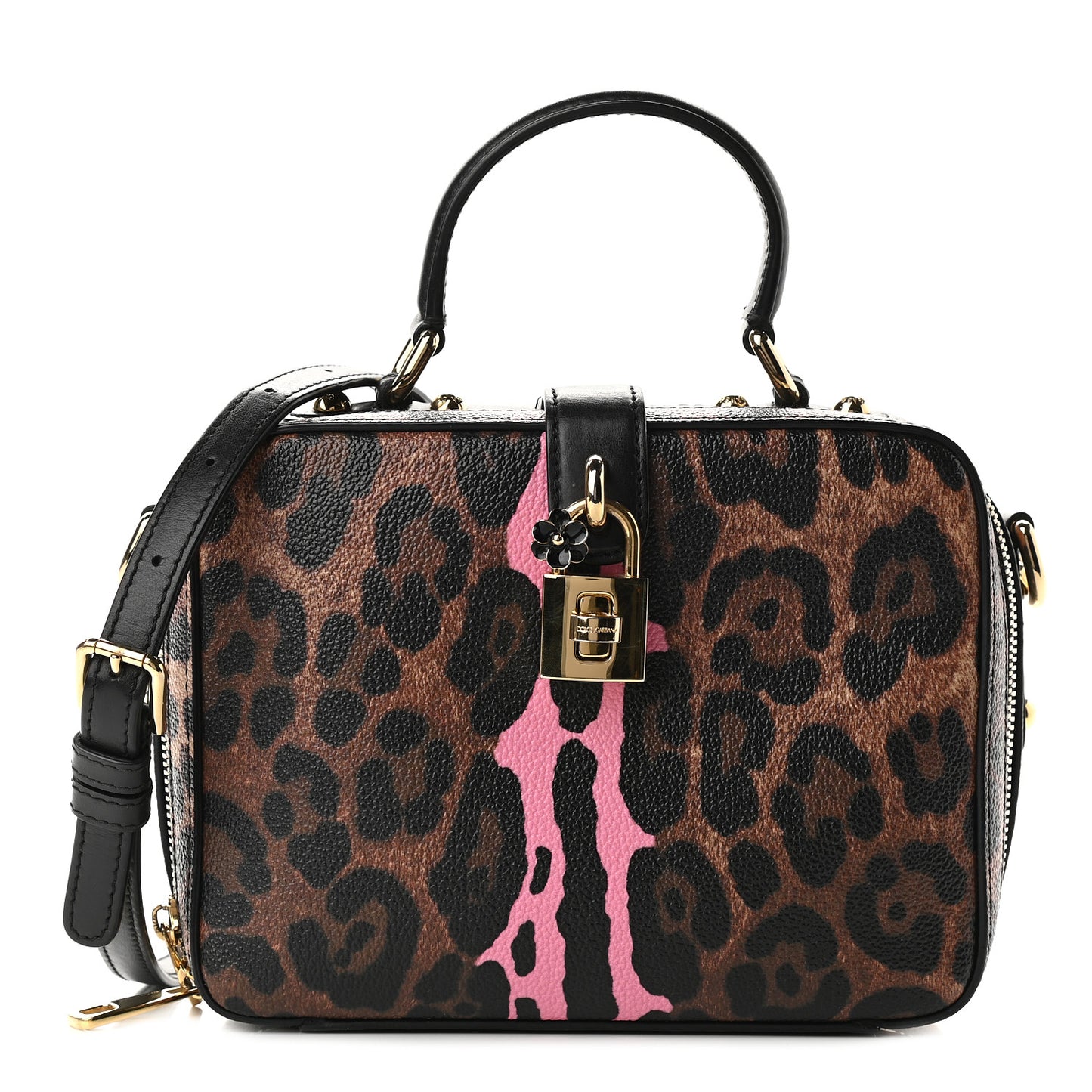 Dauphine Leopard Print Box Bag