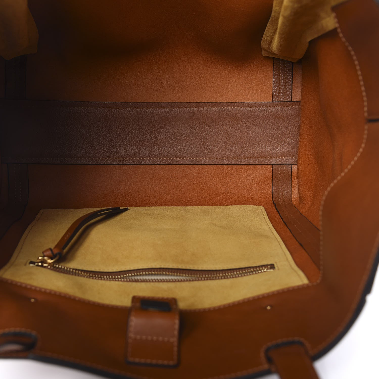 Chloe Smooth Calfskin Medium Milo Shopping Tote Caramel 5 of 10