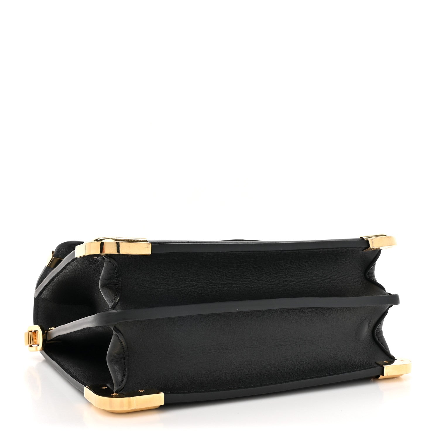 Louis Vuitton Calfskin Nanogram Embossed Dauphine MM Black 4 of 10