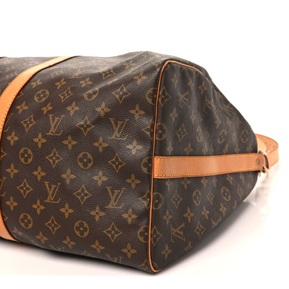 Louis Vuitton Monogram Keepall Bandouliere 55 8 of 9