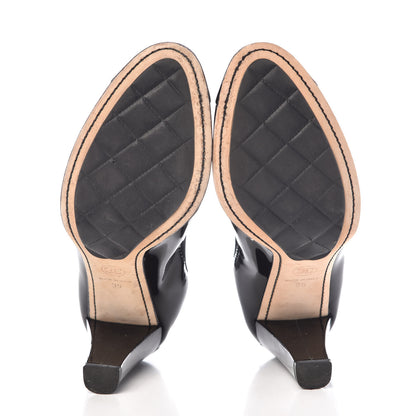 Chanel Patent CC Elastic Stretch Pumps 39 Black 7 of 11