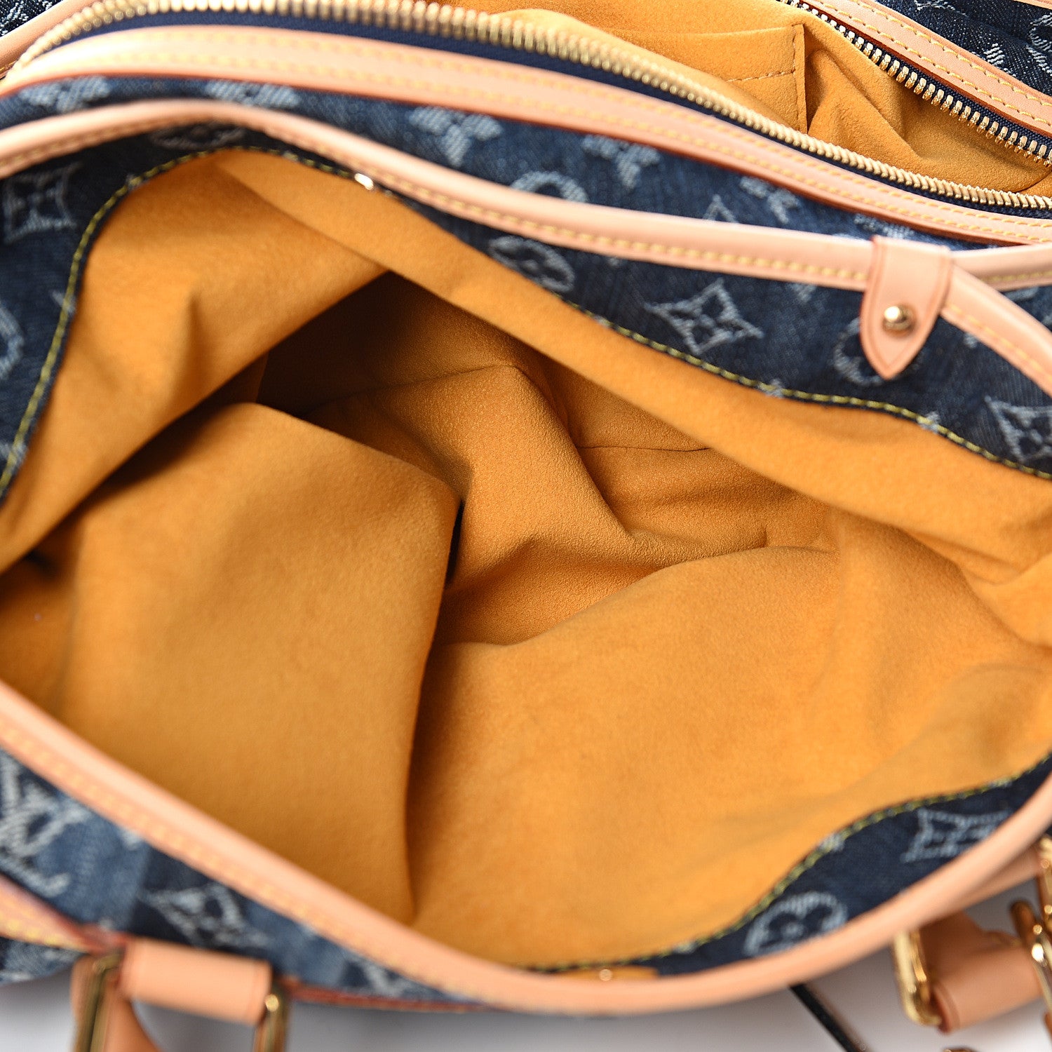Louis Vuitton Denim Raye Cabas GM 6 of 13
