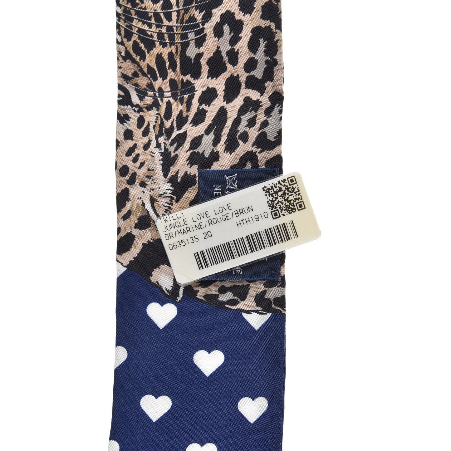 Silk Jungle Love Twilly Marine Rouge Brun