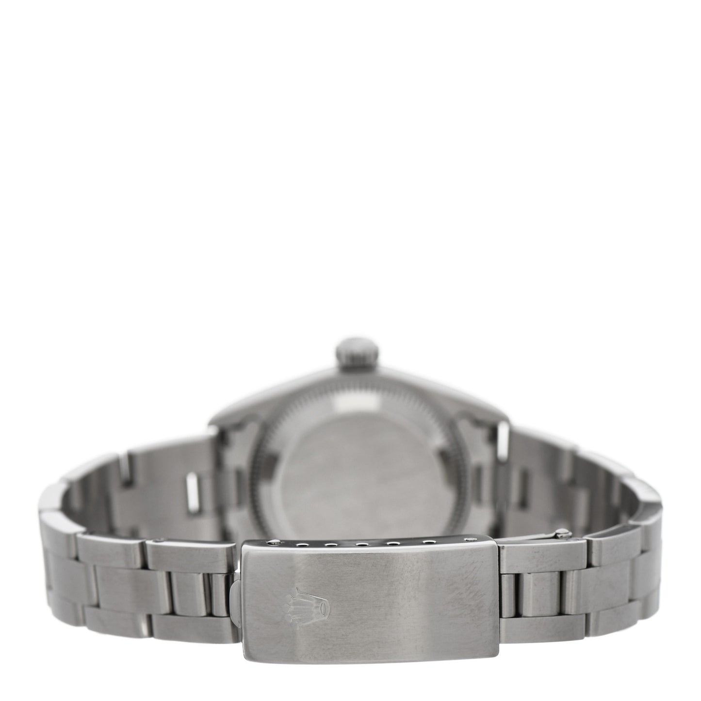 Stainless Steel 24mm Oyster Perpetual Watch Black 67180