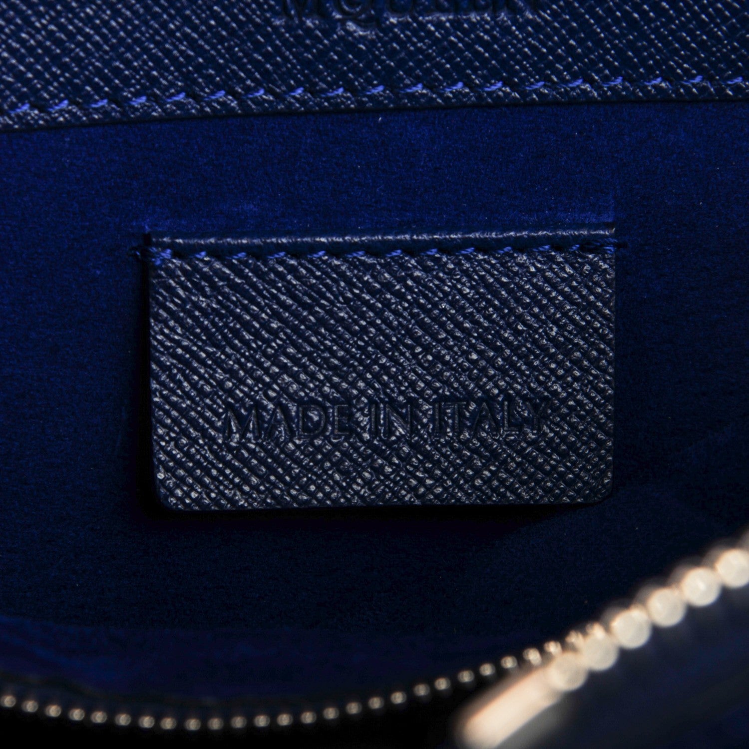 Alexander McQueen Grained Calfskin Heroine Open Tote Ultramarine 6 of 9