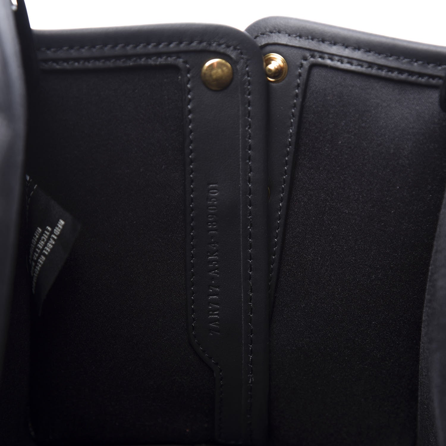 Fendi Glazed Fabric Vitello Century FF 1974 Stamp Patch Mini Peekaboo Defender Cover Mogano Panna Black 8 of 11
