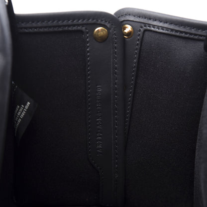 Fendi Glazed Fabric Vitello Century FF 1974 Stamp Patch Mini Peekaboo Defender Cover Mogano Panna Black 8 of 11