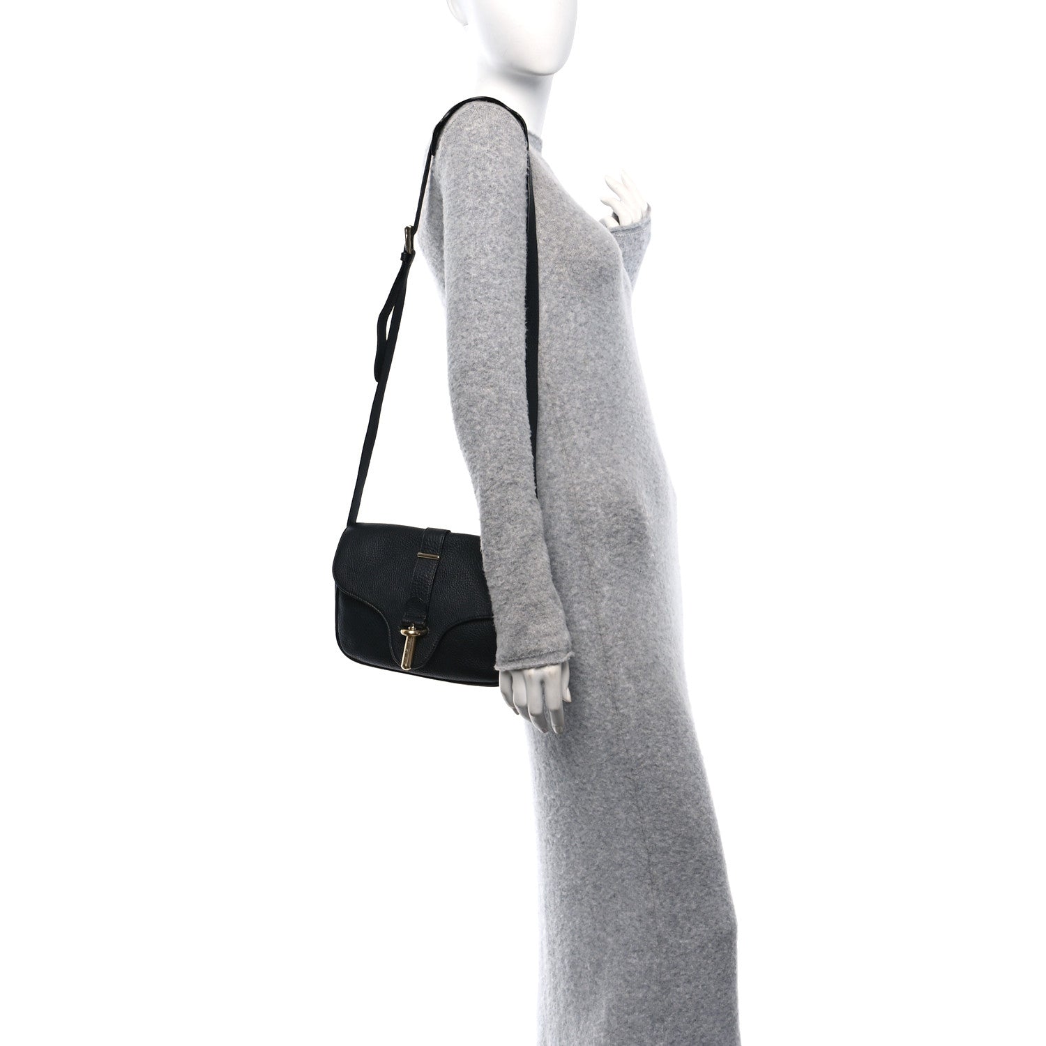 Balenciaga Grained Calfskin S Tube Black 2 of 10