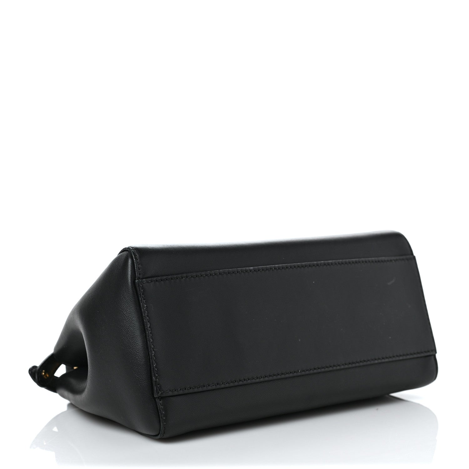 Fendi Nappa Mini Peekaboo Iconic Satchel Black 4 of 11