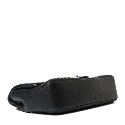 Chanel Calfskin Surpique Chevron Small Flap Black 4 of 18