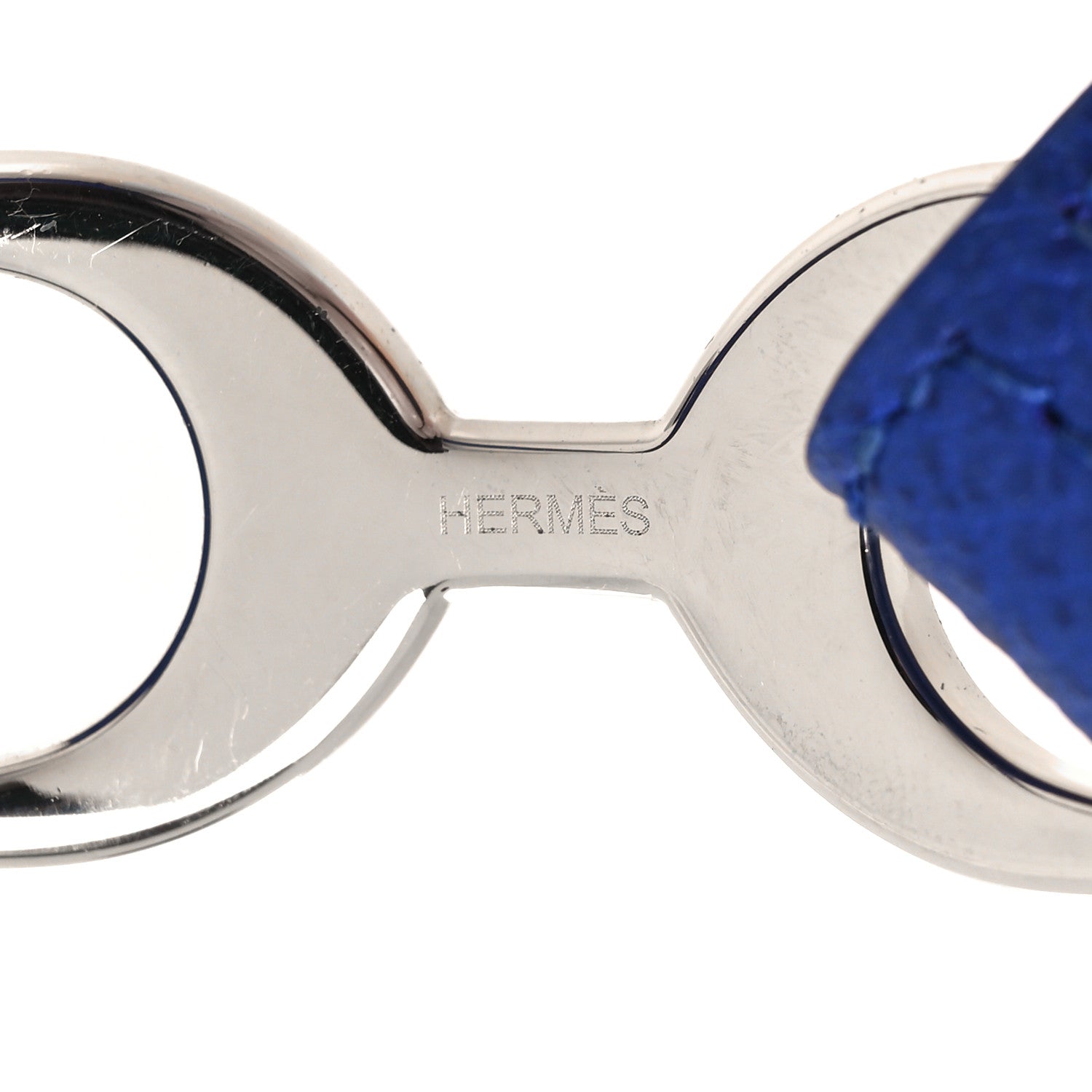 Hermes Epsom Baby Pavane Double Tour Bracelet S Bleu Electrique 4 of 6