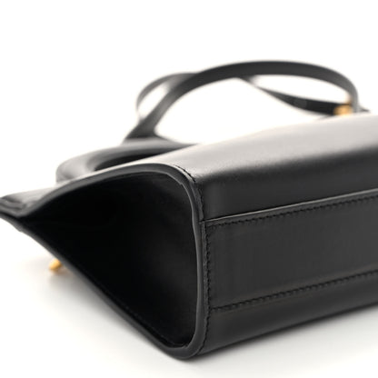 Valentino Garavani Calfskin Mini Logo Crossbody Tote Black 8 of 9