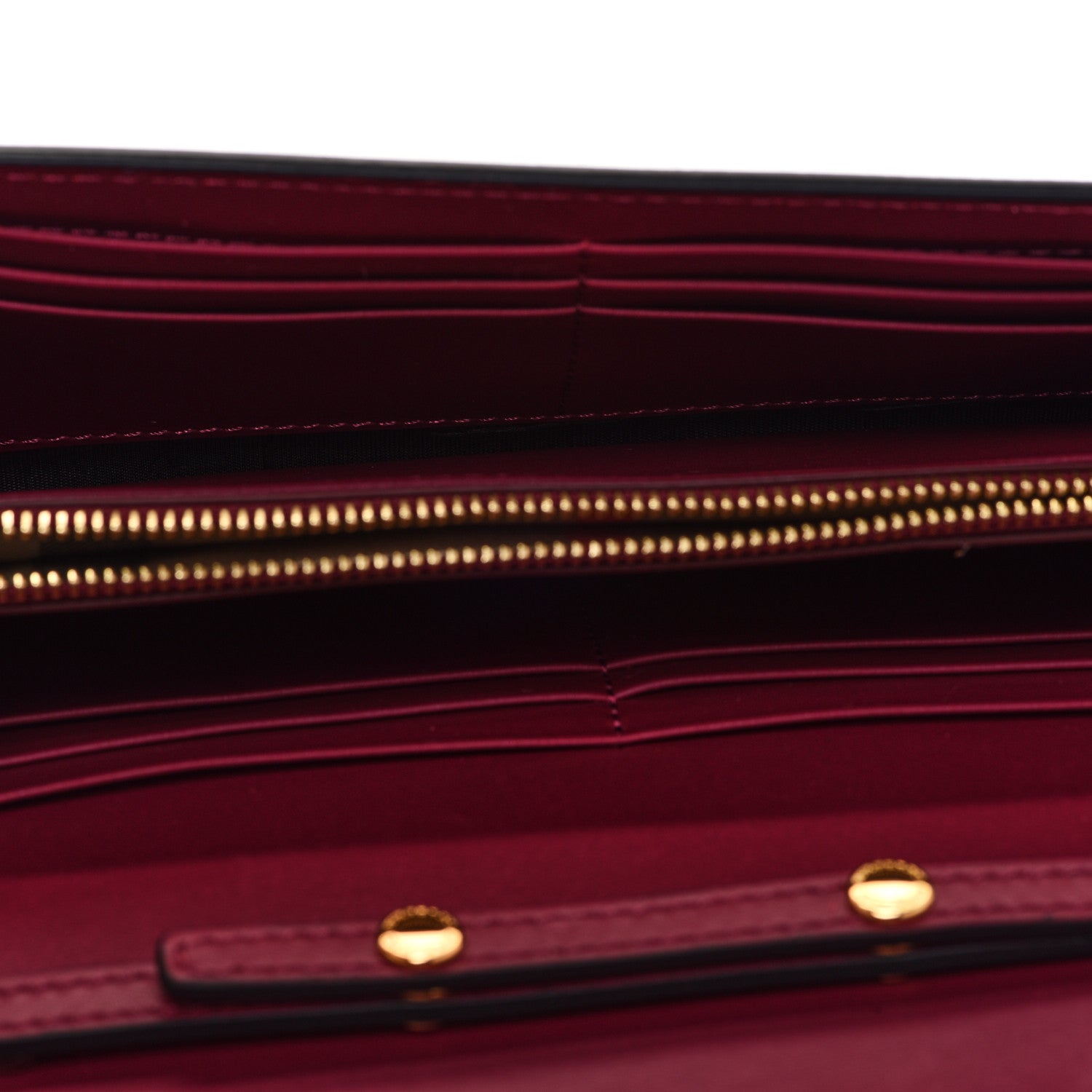 Burberry Grainy Calfskin Henley Wallet On Chain Burgundy 5 of 11