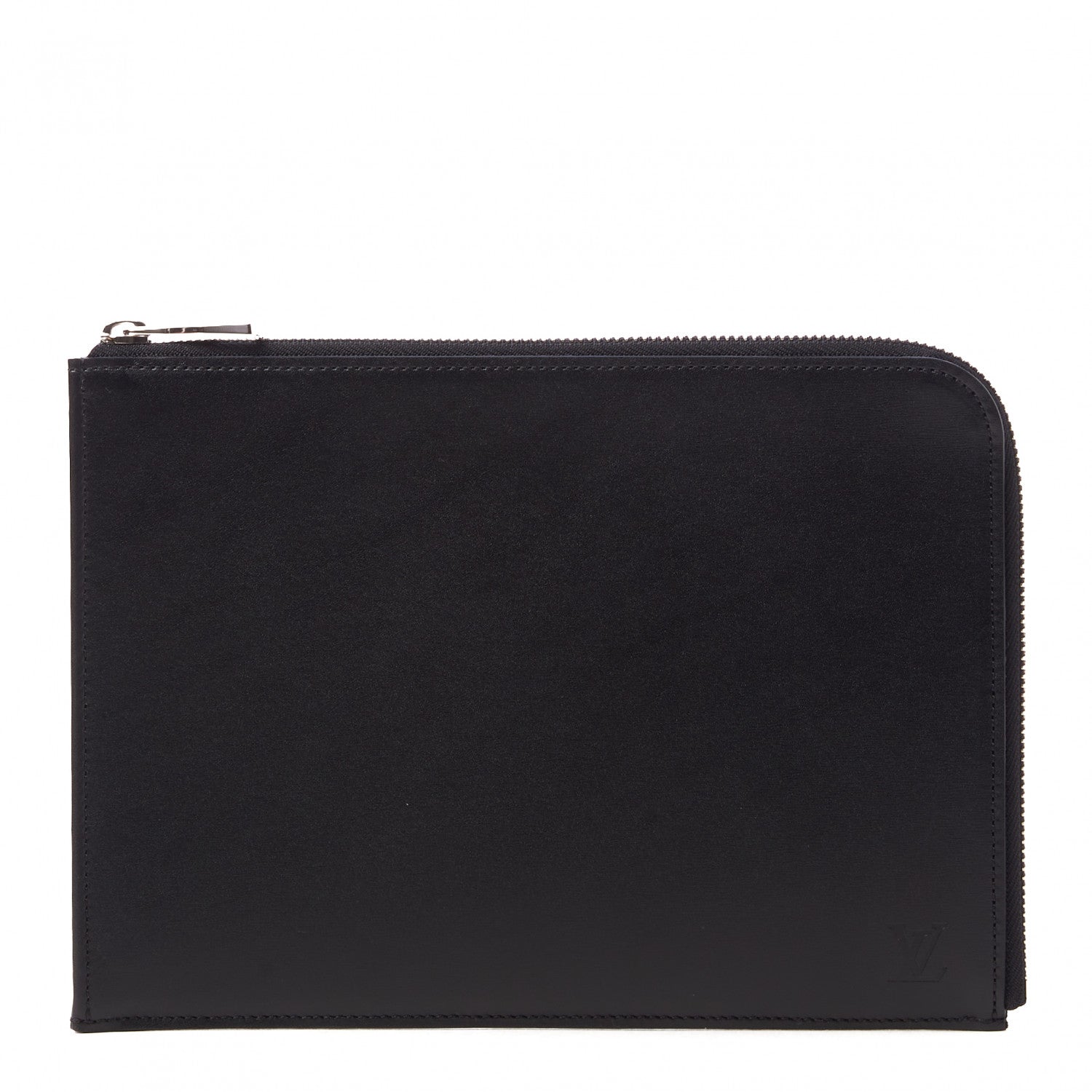 Louis Vuitton Calfskin Souple Pochette Jour PM Black 1 of 8