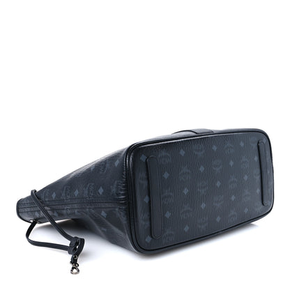 MCM Visetos Medium Liz Reversible Shopper Tote Black 6 of 21